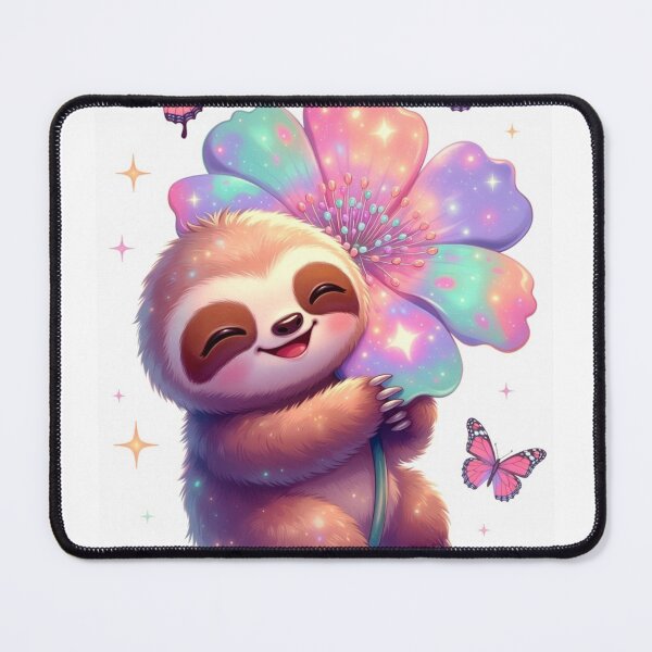 Item preview, Cute Galaxy Sloth Blossom designed and sold by CoquetteLunaCo.