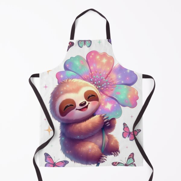 Item preview, Cute Galaxy Sloth Blossom designed and sold by CoquetteLunaCo.