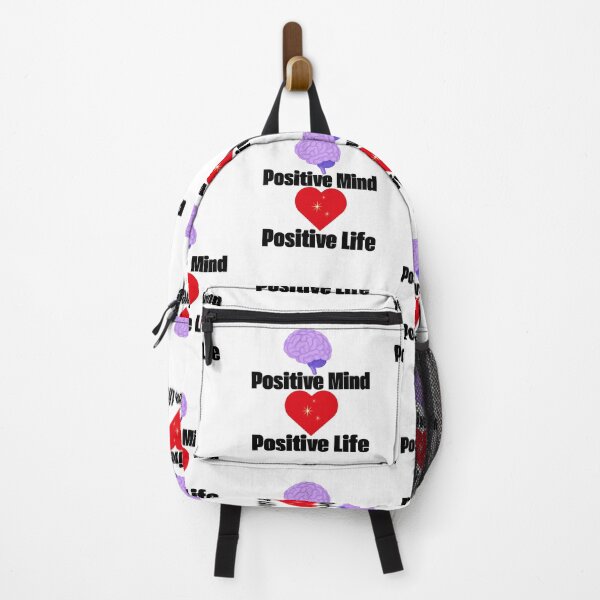 Item preview, Positive Mind Positive Life – Motivational Mindset Quote with Brain and Heart Illustration designed and sold by bulbul Islam .