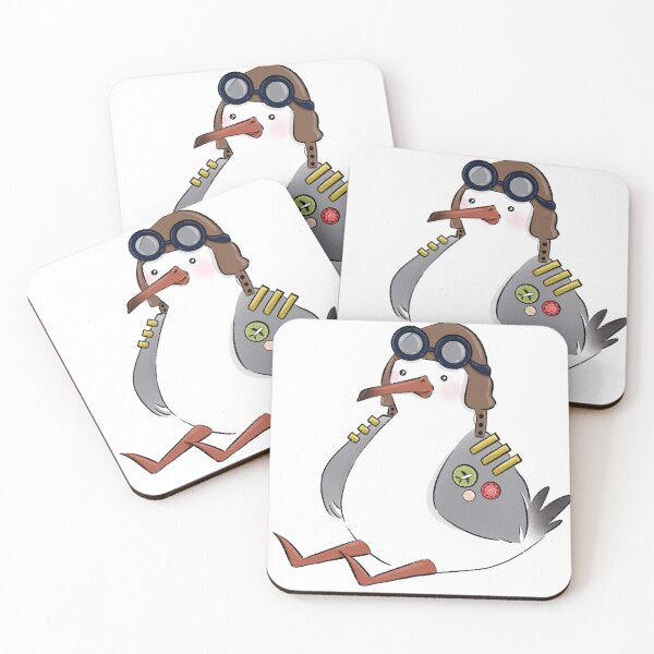 Item preview, Cute Pilot Seagull Illustration designed and sold by sankura.