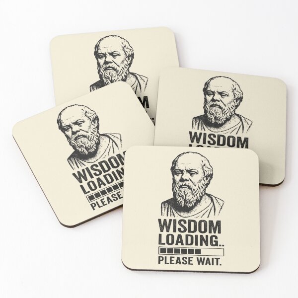 Item preview, Wisdom Loading Please Wait - Funny Socrates Philosophy Humor Design (Socrates Meme Collection). designed and sold by SaraSumi.