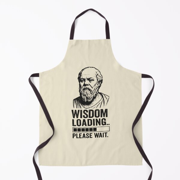 Item preview, Wisdom Loading Please Wait - Funny Socrates Philosophy Humor Design (Socrates Meme Collection). designed and sold by SaraSumi.