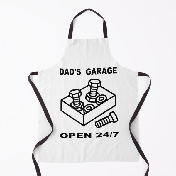 Item preview, Dad's Garage Open 24/7 - Screws & Bolts Mechanic Art designed and sold by The Bold Line Studio.