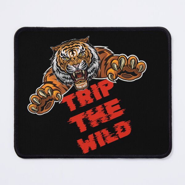 Item preview, Uncaged - Trip The Wild Tiger Graphic designed and sold by Mini Pixel Perfect Co..