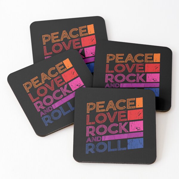 Item preview, Peace Love Rock And Roll distressed rock concert - Music designed and sold by NatalieCWilk.