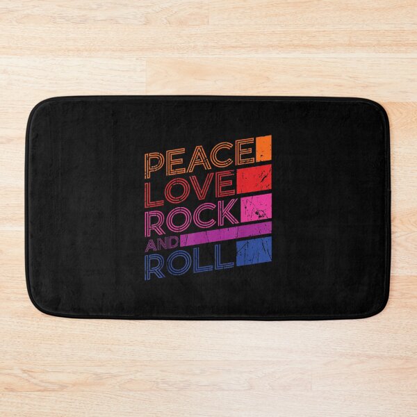 Item preview, Peace Love Rock And Roll distressed rock concert - Music designed and sold by NatalieCWilk.