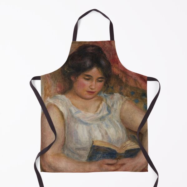 Item preview, Gabrielle Reading by Pierre-Auguste Renoir: Cozy Impressionist Fine Art Poster designed and sold by artofuniverse.