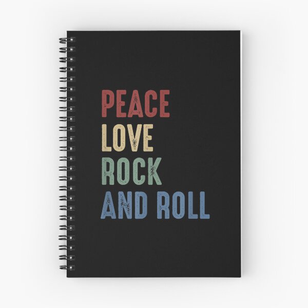 Item preview, Peace Love Rock And Roll Shirt Distressed Rock Concert designed and sold by NatalieCWilk.