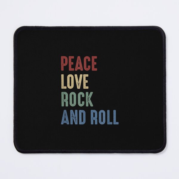 Item preview, Peace Love Rock And Roll Shirt Distressed Rock Concert designed and sold by NatalieCWilk.