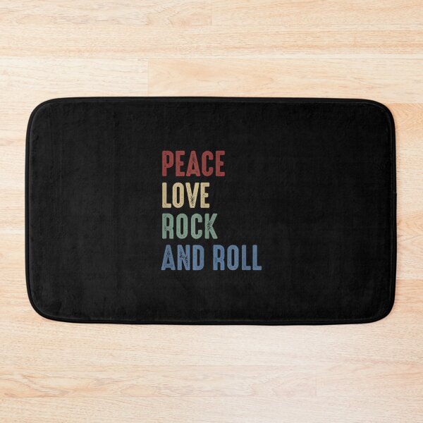 Item preview, Peace Love Rock And Roll Shirt Distressed Rock Concert designed and sold by NatalieCWilk.