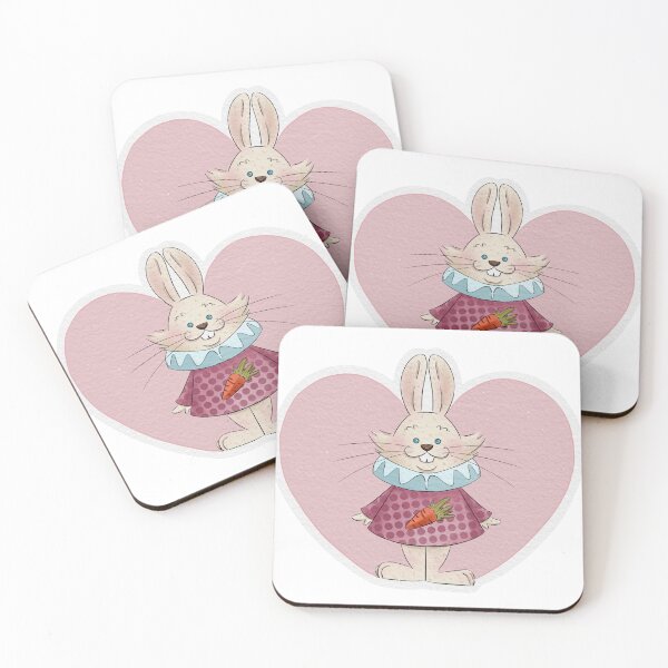Item preview, Cute Valentine Bunny Illustration designed and sold by sankura.