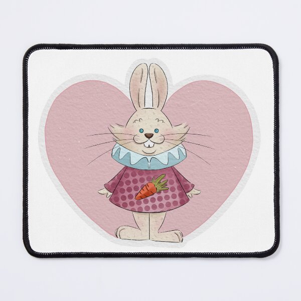 Item preview, Cute Valentine Bunny Illustration designed and sold by sankura.