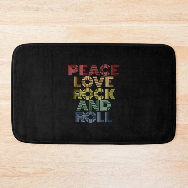 Item preview, Peace Love Rock'n'Roll Distressed Rock Concert designed and sold by NatalieCWilk.