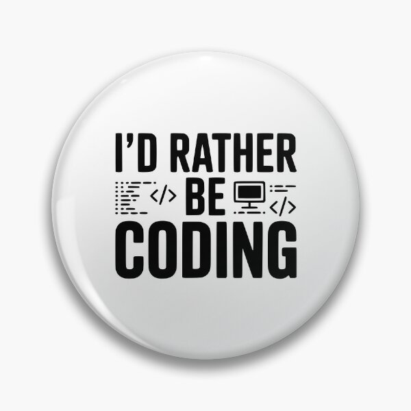 Item preview, I'd Rather Be Coding designed and sold by Frank Ring.