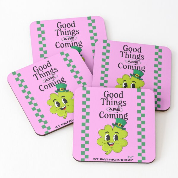 Item preview, Good Things Are Coming | St. Patrick’s Day Lucky Clover Illustration designed and sold by carolineduvivier.