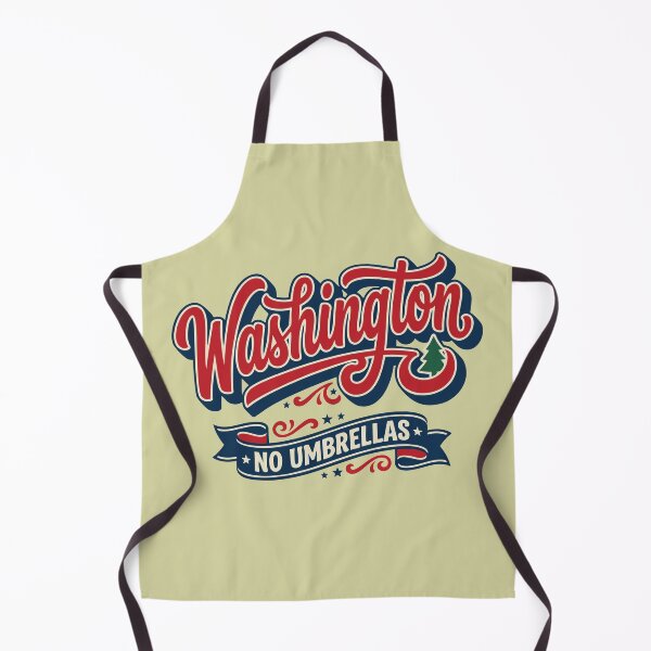 Item preview, Retro Washington State No Umbrellas Local Pride designed and sold by Cozy-Old-Pub.