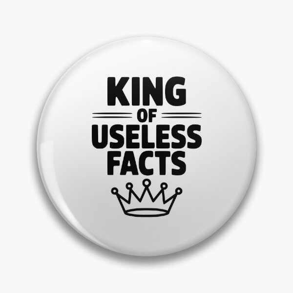 Item preview, King of Useless Facts designed and sold by Frank Ring.