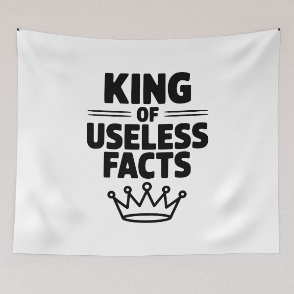 Item preview, King of Useless Facts designed and sold by Frank Ring.