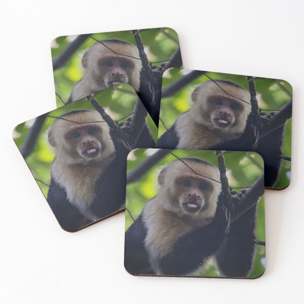 Item preview, Funny Monkey Face in Jungle – Cute Wildlife Moment designed and sold by WildFrameNature.
