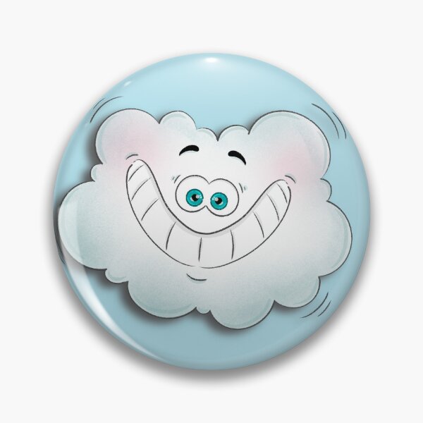 Item preview, Cute Smiling Cloud Illustration designed and sold by sankura.