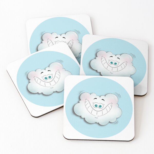 Item preview, Cute Smiling Cloud Illustration designed and sold by sankura.