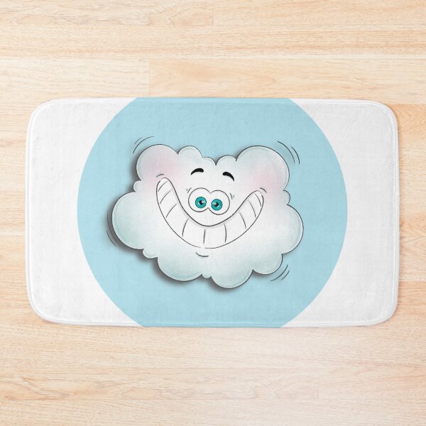 Item preview, Cute Smiling Cloud Illustration designed and sold by sankura.