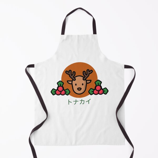 Item preview, Reindeer and Winter Berries Japanese White Background designed and sold by DJCartoonDesigns.