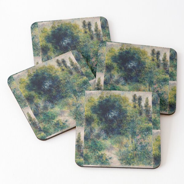Item preview, Garden by Pierre-Auguste Renoir: Lush Impressionist Garden Wall Art Poster designed and sold by artofuniverse.