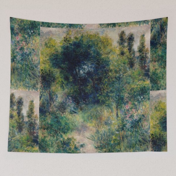 Item preview, Garden by Pierre-Auguste Renoir: Lush Impressionist Garden Wall Art Poster designed and sold by artofuniverse.