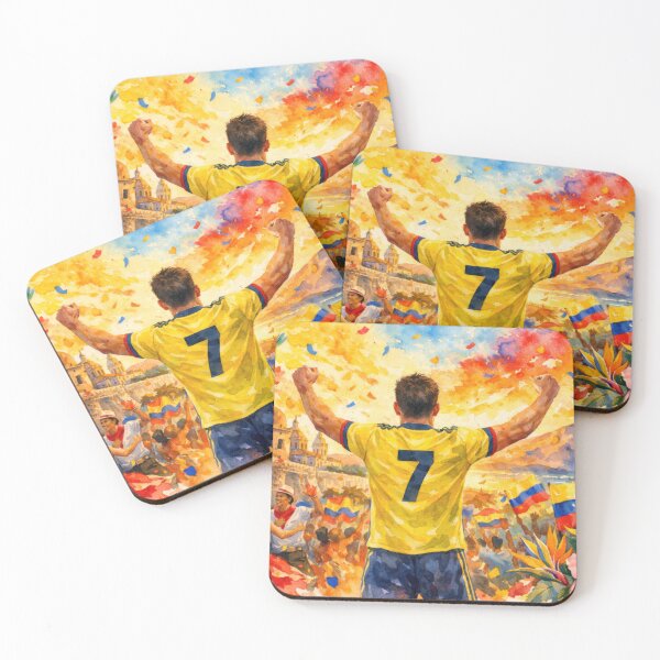 Item preview, Columbia Soccer Vubes Celebration in Colombian Colors designed and sold by BrickByDream.