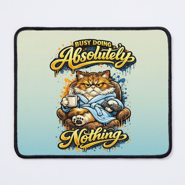 Item preview, Busy Doing Absolutely Nothing | Grumpy Cat designed and sold by skkyfaithArtz.