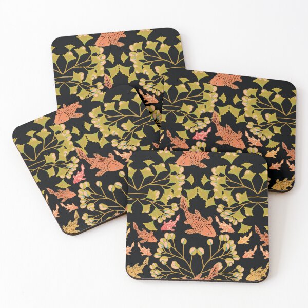 Item preview, Golden Koi & Gingko Dreams designed and sold by phatlizzardart.