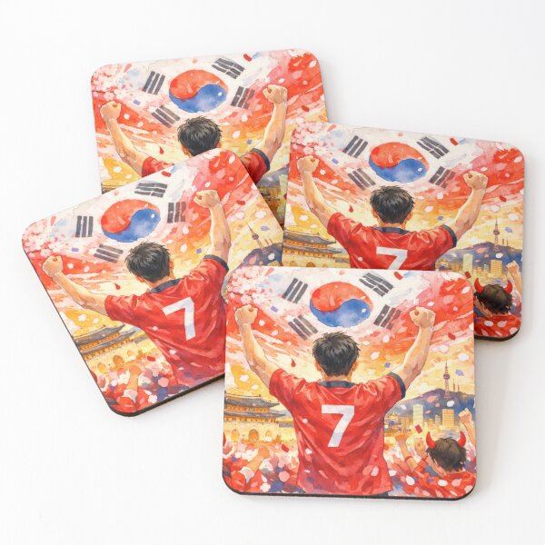 Item preview, Southh Korea Soccer Vibes Soccer Celebration designed and sold by BrickByDream.