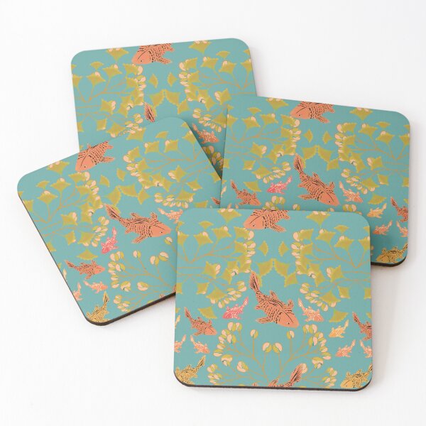 Item preview, Golden Koi & Gingko Dreams designed and sold by phatlizzardart.
