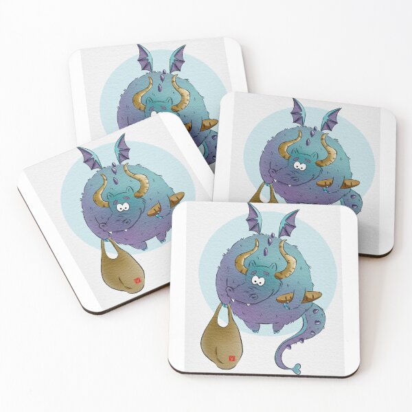 Item preview, Cute Grocery Shopping Dragon Illustration designed and sold by sankura.