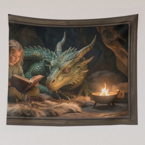 Item preview, Bedtime story for a dragon designed and sold by Ratatosk-AI.