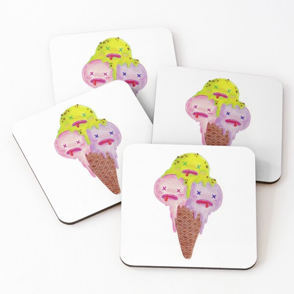 Item preview, Spooky Melting Monster Ice Cream designed and sold by sankura.