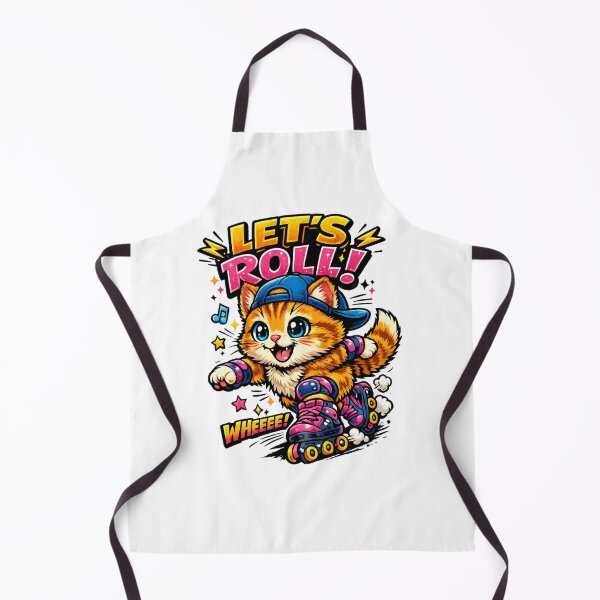 Item preview, Kitten on Rollerblades Cute Graphic Novelty Funny designed and sold by ttuniques.
