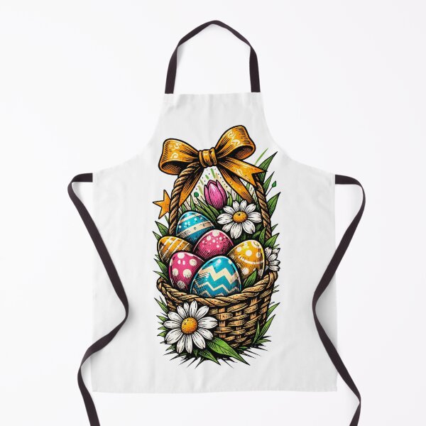 Artikelvorschau, Bunter Osterkorb mit Frühlingsblumen – Frohe Ostern! entworfen und verkauft von Bure-NS.