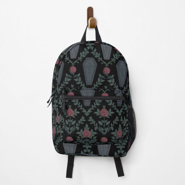 Item preview, Dark Gothic Coffin & Rose Pattern – Elegant Floral Victorian Aesthetic Design designed and sold by SideEye Co.