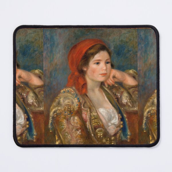 Item preview, Girl in a Spanish Jacket by Pierre-Auguste Renoir: Vintage Impressionist Portrait designed and sold by artofuniverse.