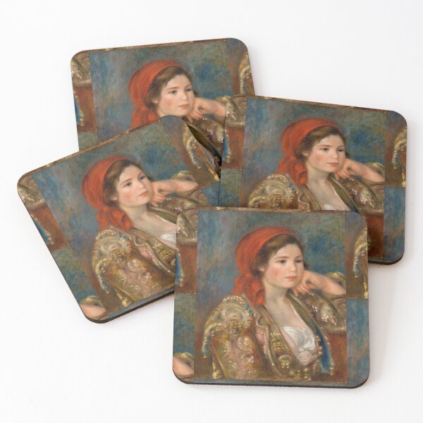 Item preview, Girl in a Spanish Jacket by Pierre-Auguste Renoir: Vintage Impressionist Portrait designed and sold by artofuniverse.