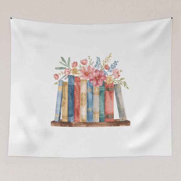 Item preview, Flowers and books designed and sold by uunaa.
