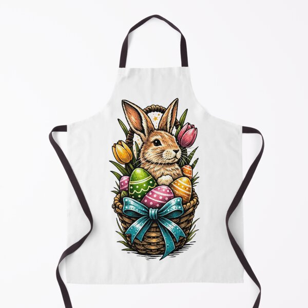 Item preview, Easter Bunny with Eggs and Flowers –  Easter T-Shirt Design designed and sold by Bure-NS.