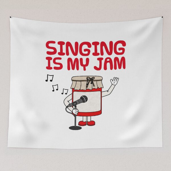 Item preview, Singing Is My Jam, Singer Vocalist Musician Funny designed and sold by doodlerob.
