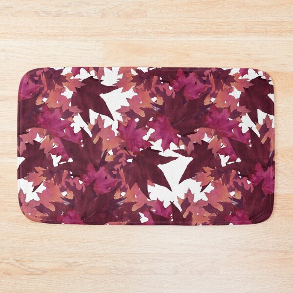 Item preview, Pink leaves pattern designed and sold by mariya-ivanova.