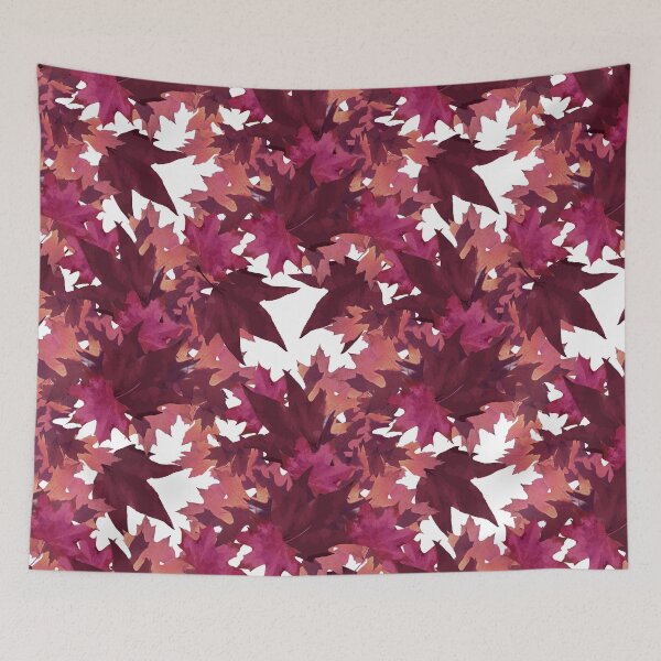 Item preview, Pink leaves pattern designed and sold by mariya-ivanova.