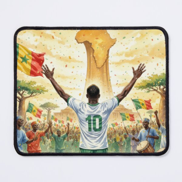 Item preview, Senegal Celebration with Drummers Senegal Soccer Vibes designed and sold by BrickByDream.