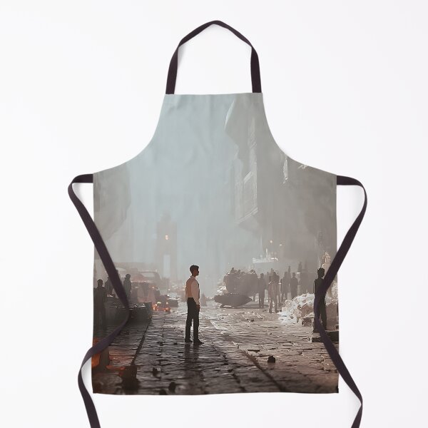 Item preview, Chaotic City – Dystopian Urban Scene Illustration designed and sold by AuraloomAtelier.