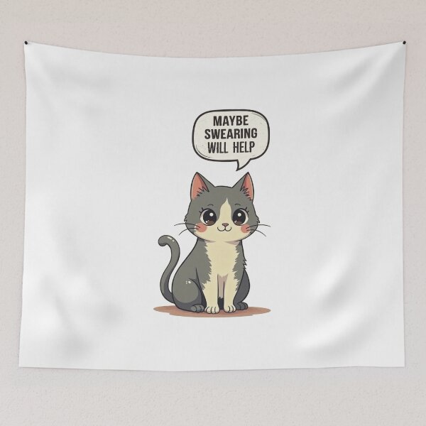 Item preview, Maybe Swearing Will Help 7 designed and sold by lemurdesigns.